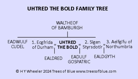 Uhtred the Bold Family Tree